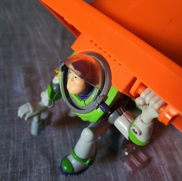 Buzz Lightyear Toyco RARE RC Traffic Cone Toy! Works no movement - Picture 5 of 11